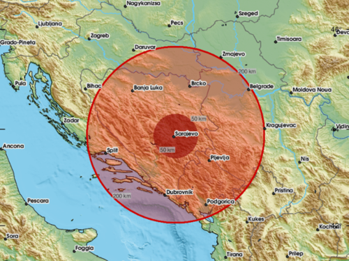Zemljotres pogodio BiH, osjetio se u više gradova