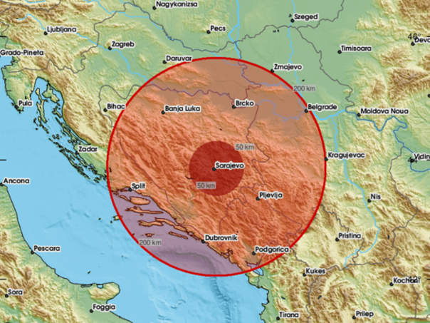 Zemljotres pogodio BiH, osjetio se u više gradova