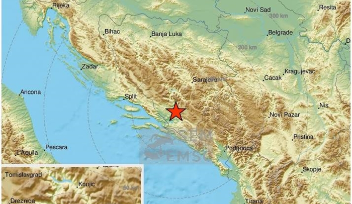 Potres od 4,1 po Richteru kod Blagaja