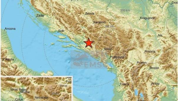 Zemljotres potresao BiH