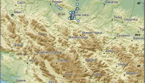 Zemljotres se osjetio u Banjaluci, epicentar šest kilometara od Gradiške