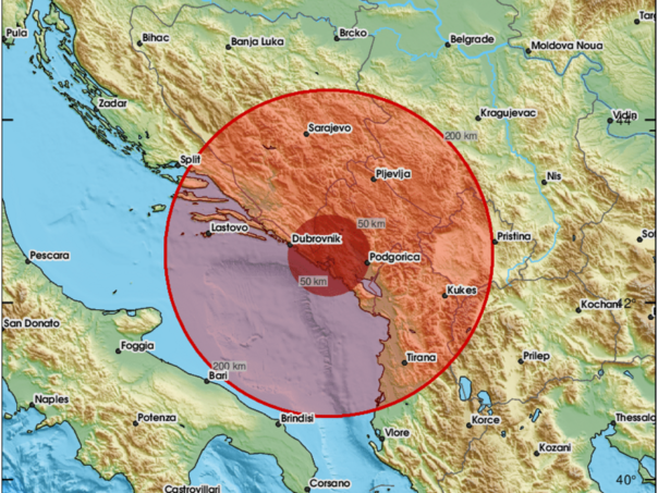 Zemljotres u Crnoj Gori osjetio se i u Hercegovini, epicentar blizu Nikšića