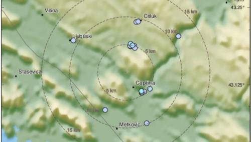 Zemljotres pogodio područje Mostara