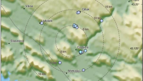 Zemljotres pogodio područje Mostara
