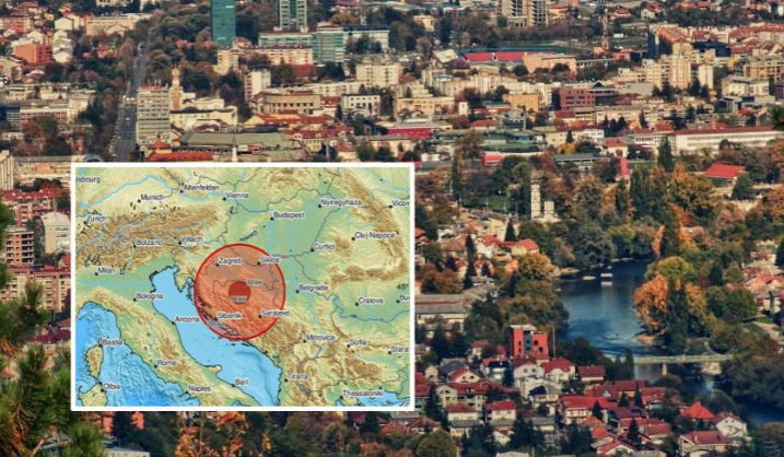 Zemljotres u Hrvatskoj: Osjetio se i u Banjoj Luci