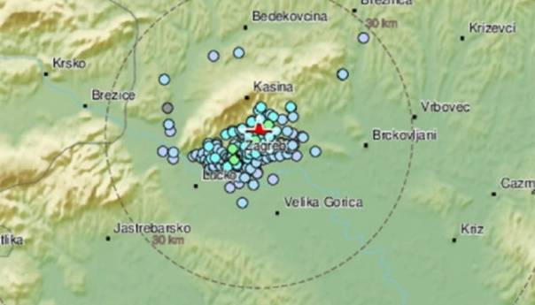 Zemljotres u Zagrebu uznemirio građane