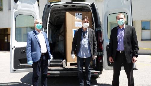 Zenička bolnica dobila i mobilni rendgen za liječenje Covid-19 pacijenata