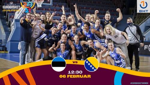Ženska košarkaška reprezentacija BiH danas protiv Estonije