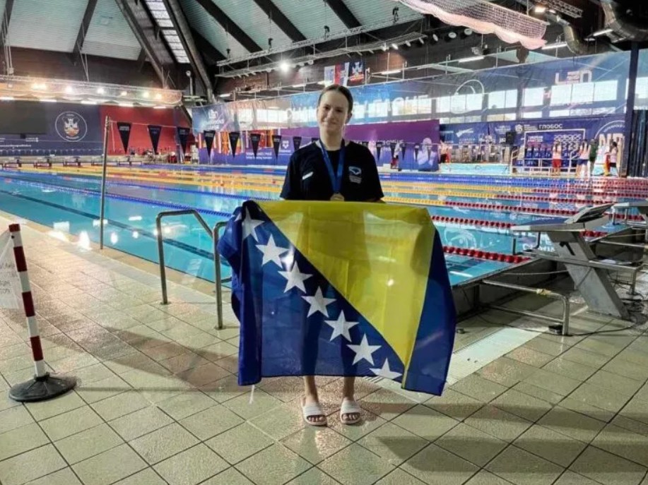 Zerina Vrabac, nakon srebra na 200 metara delfin, peta na EYOF-u
