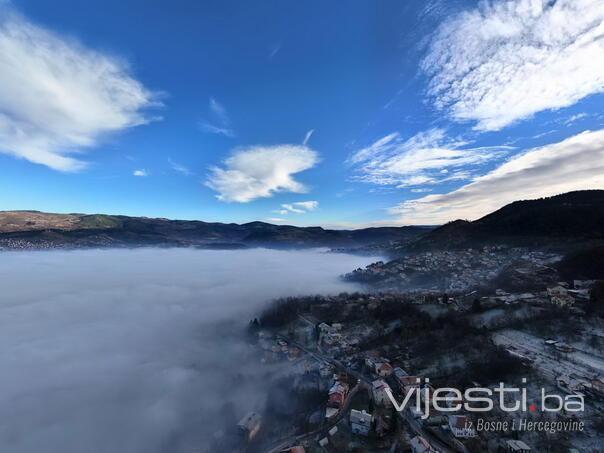 Zimski dan u BiH: Sunce, magla i temperature do -14 stepeni!