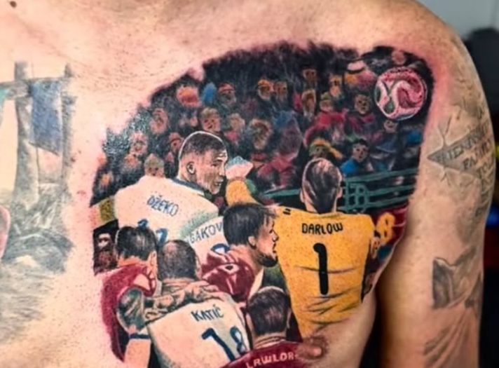 Živjet će ovaj narod: Navijač BiH istetovirao Džekin gol protiv Velsa