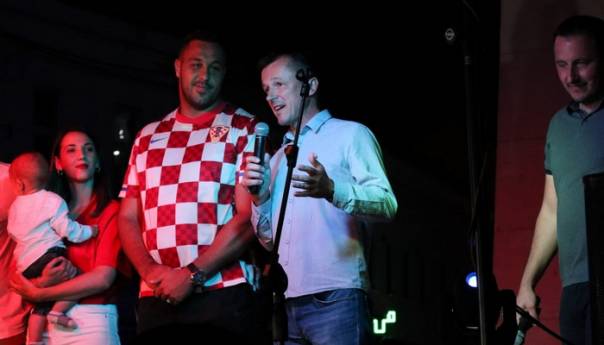 Zlatni bacač kugle, Filip Mihaljević dočekan u rodnom Livnu