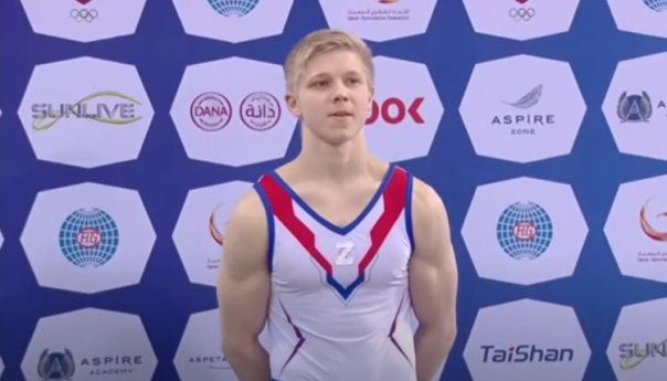 Zloglasno 'Z' sa ruskih tenkova na podijumu SP u gimnastici