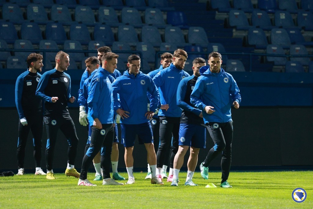 Zmajevi trenirali na Grbavici uoči utakmice sa Slovačkom u Zenici