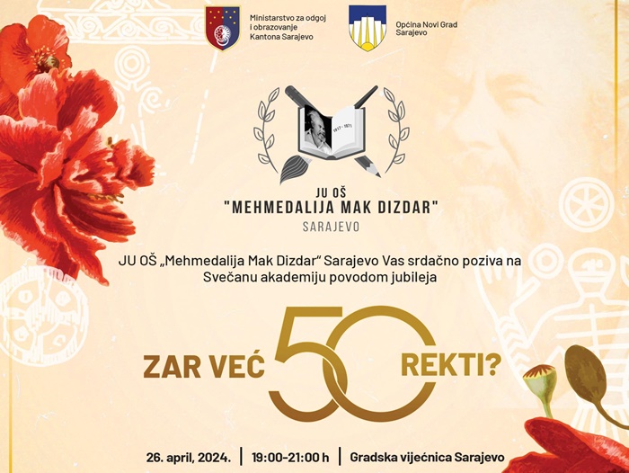 Značajan jubilej: 50 godina JU OŠ 'Mehmedalija Mak Dizdar'