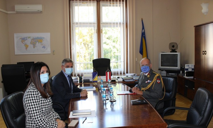 Značajna pomoć i podrška Republike Austrije MO i OSBiH