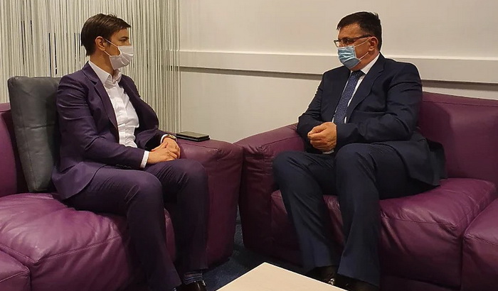 Zoran Tegeltija i Ana Brnabić razgovarali u Briselu