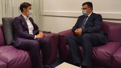 Zoran Tegeltija i Ana Brnabić razgovarali u Briselu