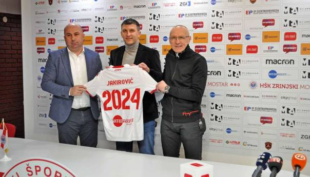 Zrinjski i Jakirović potpisali produžetak suradnje