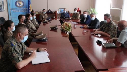 Zvaničnici Ministarstva obrane BiH primili mlade časnike školovane u Srbiji