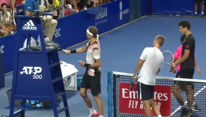 Zverev diskvalifikovan nakon što je reketom napao sudiju