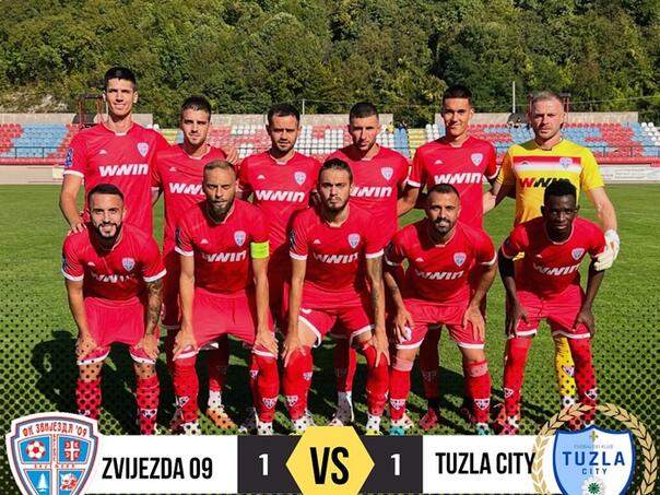 Zvijezda 09 i Tuzla City podijelili bodove