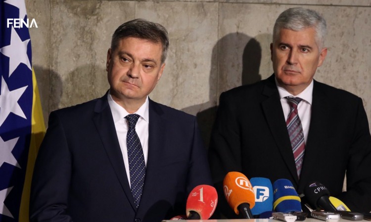 Zvizdić i Čović inicirali važan apel čelnicima EU