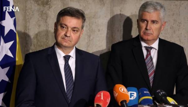 Zvizdić i Čović inicirali važan apel čelnicima EU
