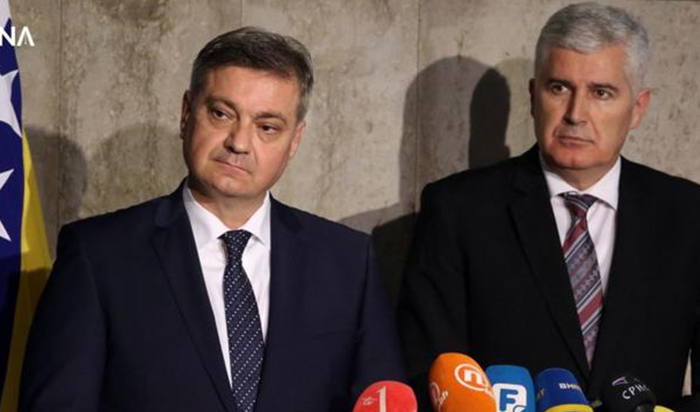 Zvizdić i Čović na samitu u Briselu