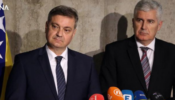 Zvizdić i Čović na samitu u Briselu