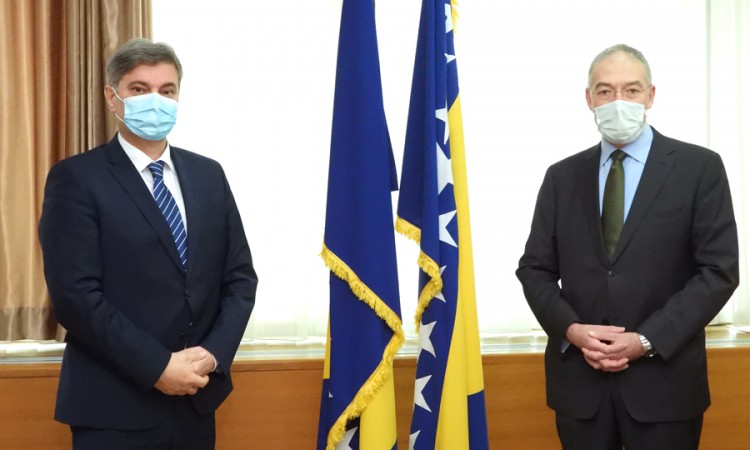 Zvizdić i Girgin razgovarali o političkoj i ekonomskoj situaciji u BiH i regiji