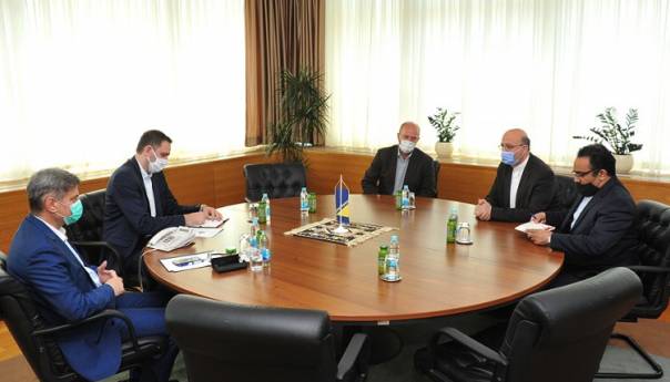 Zvizdić primio u oproštajnu posjetu ambasadora Islamske Republike Iran u BiH